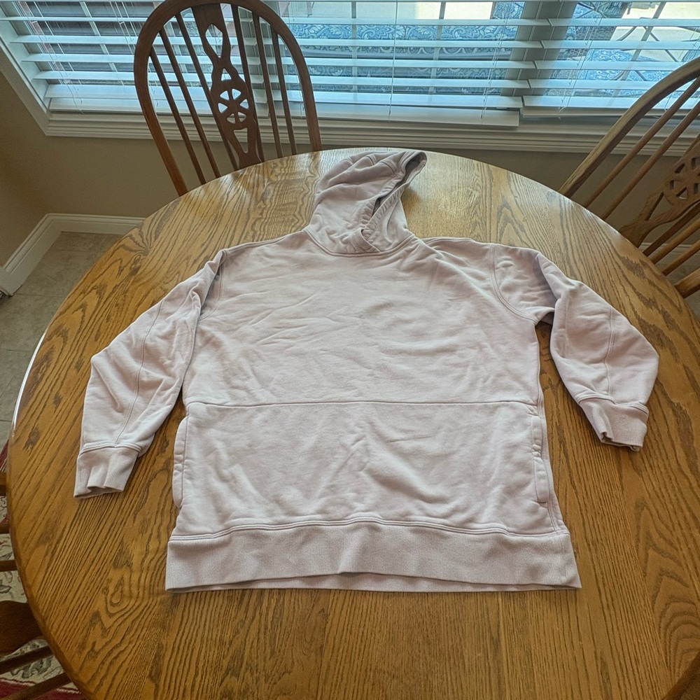 Lululemon Pink Hoodie Side Pockets Size 6 SPOT Sweatshirt